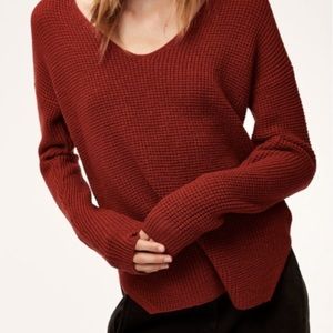 Aritzia Wilfred Free Wolter textured sweater